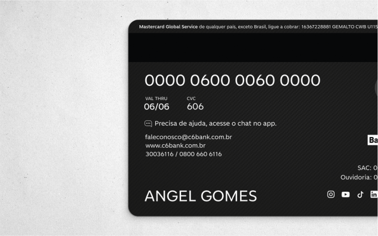 Número do Cartão: Onde Fica? Para que Serve? | Blog C6 Bank